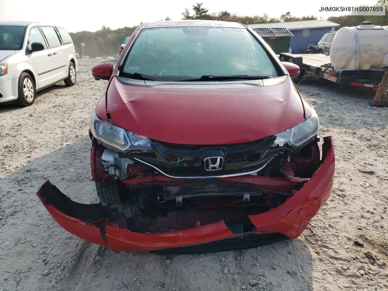 JHMGK5H81HS007859 2017 Honda Fit Ex