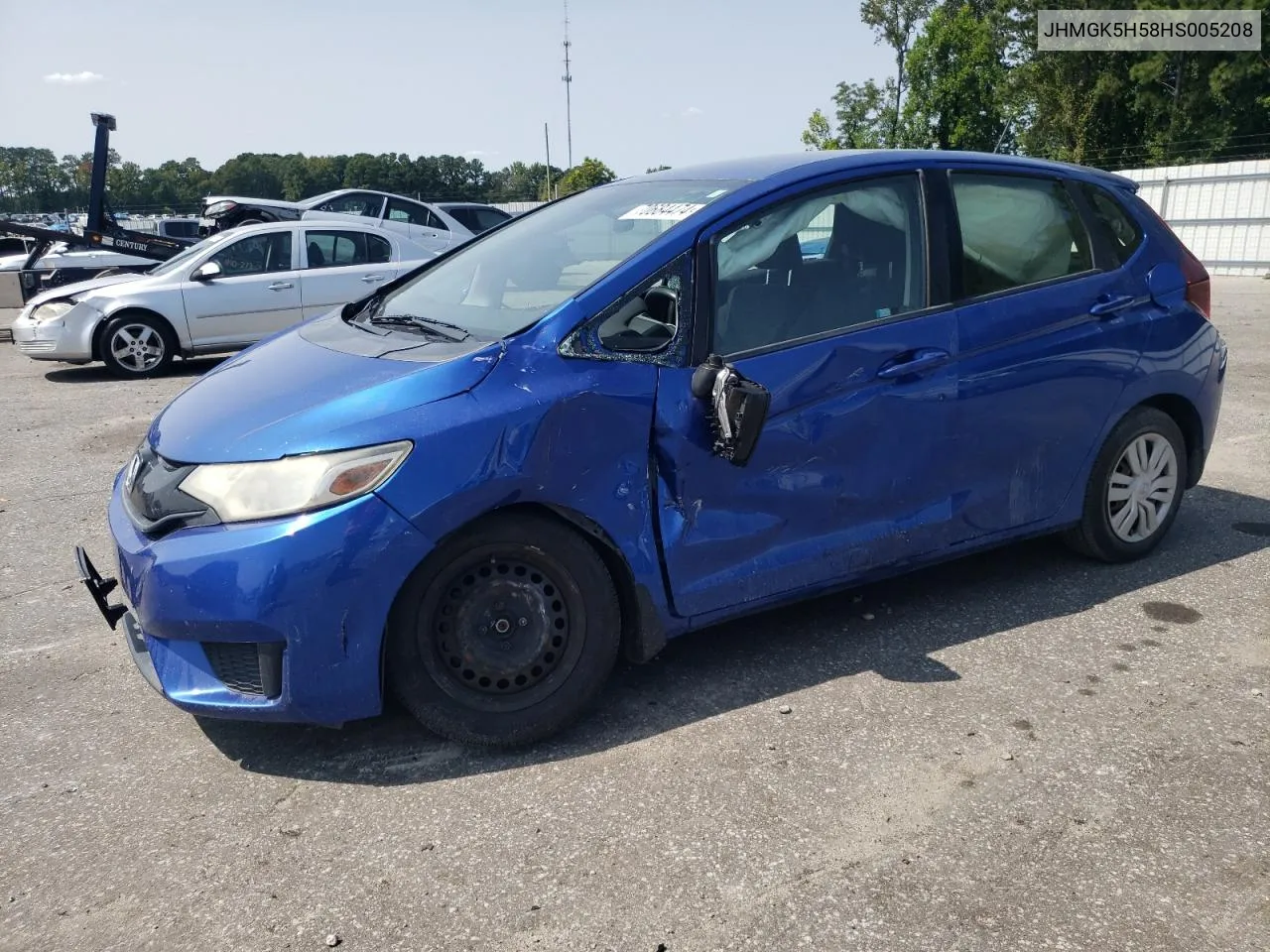 2017 Honda Fit Lx VIN: JHMGK5H58HS005208 Lot: 70684474