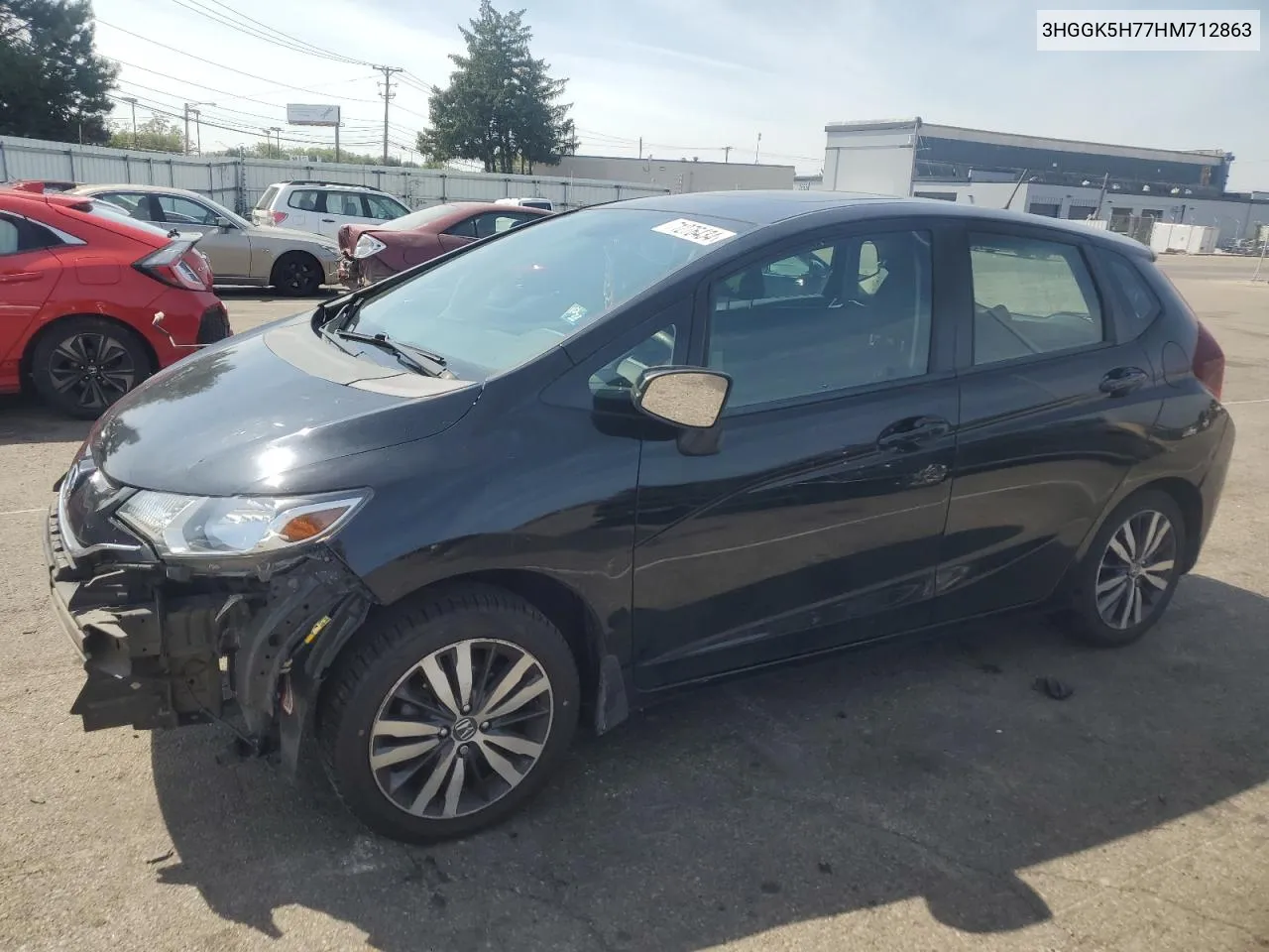 3HGGK5H77HM712863 2017 Honda Fit Ex