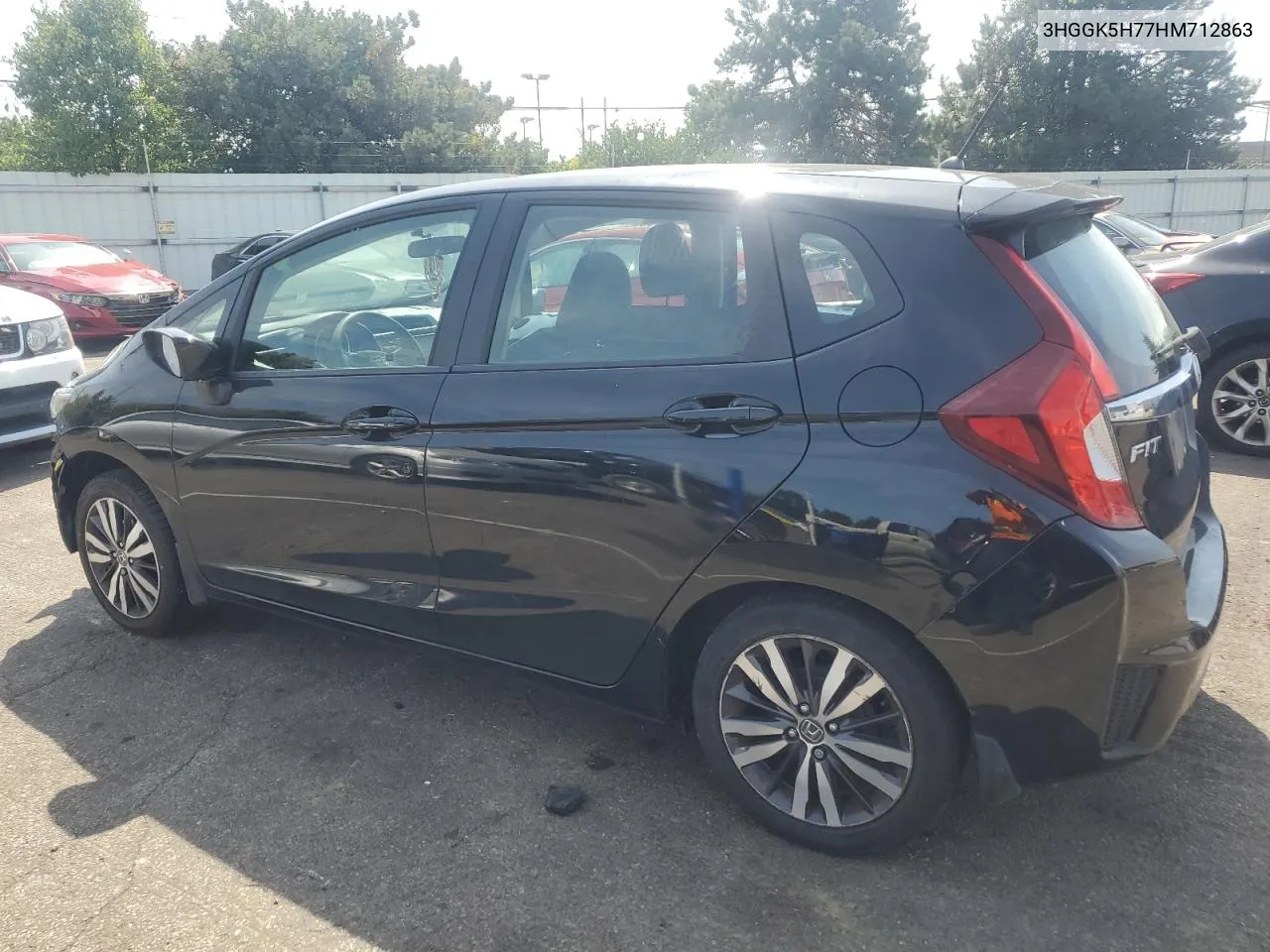 3HGGK5H77HM712863 2017 Honda Fit Ex