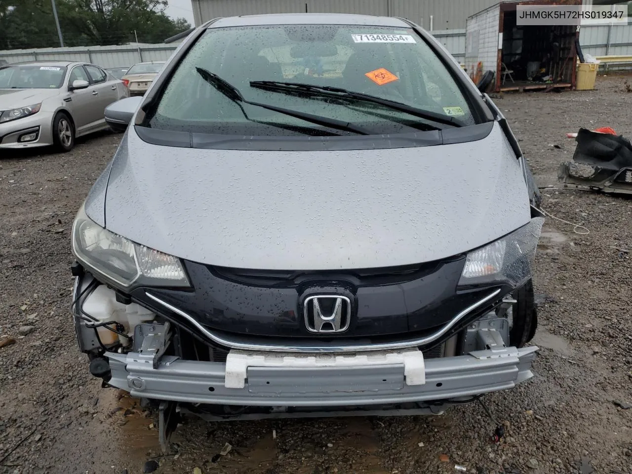 2017 Honda Fit Ex VIN: JHMGK5H72HS019347 Lot: 71348554