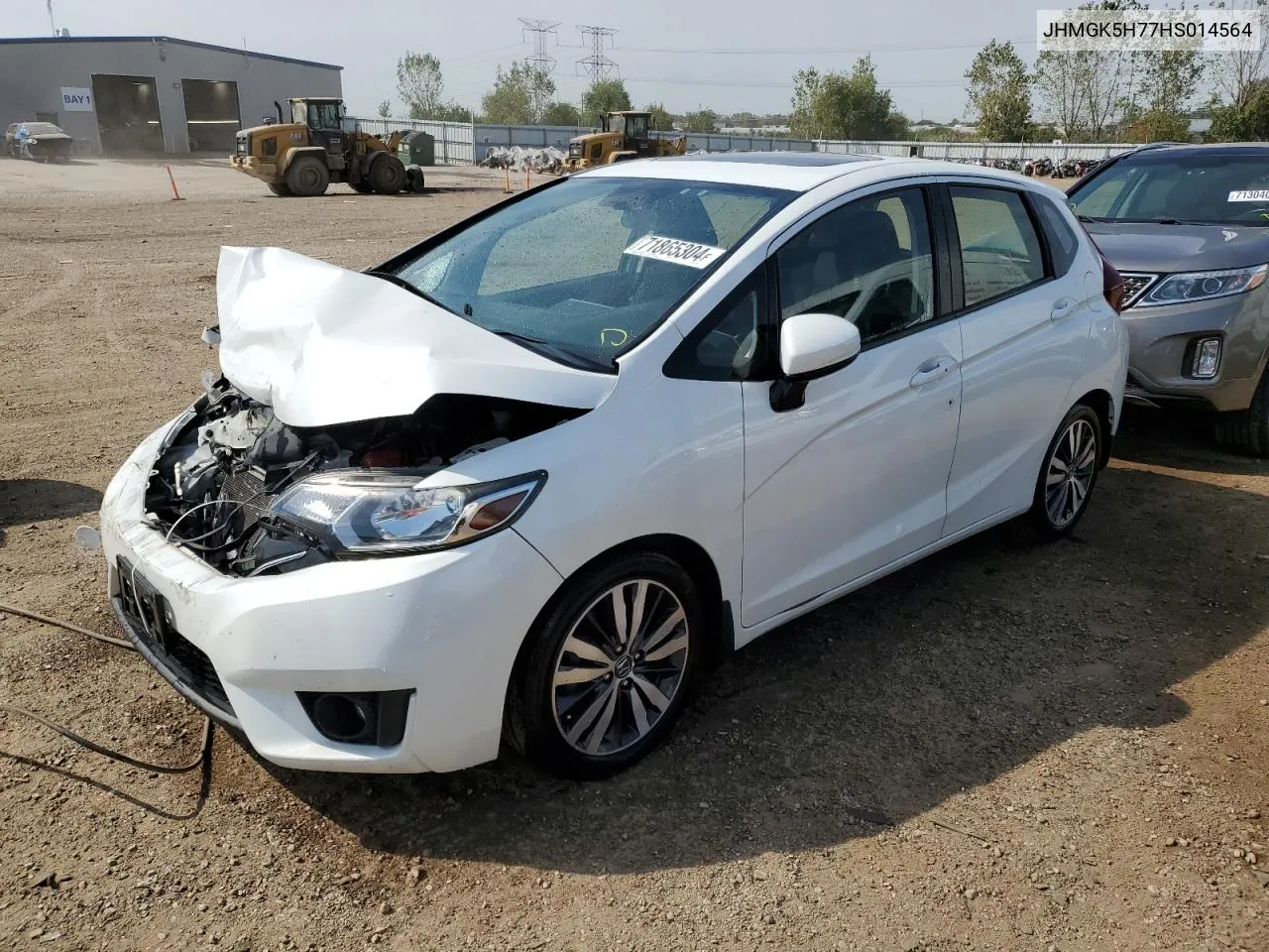 2017 Honda Fit Ex VIN: JHMGK5H77HS014564 Lot: 71865304