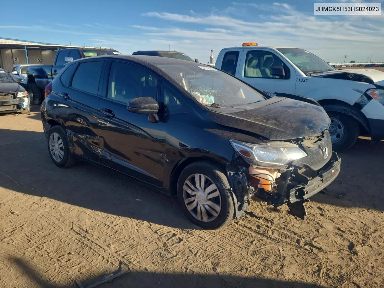 2017 Honda Fit Lx VIN: JHMGK5H53HS024023 Lot: 72171894