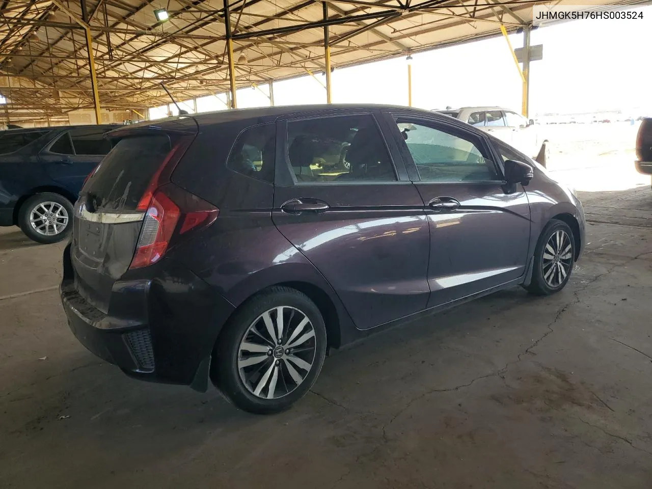 2017 Honda Fit Ex VIN: JHMGK5H76HS003524 Lot: 72453254