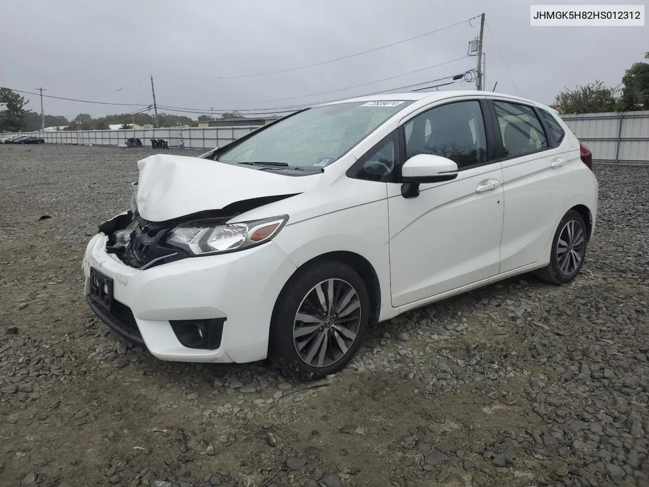 2017 Honda Fit Ex VIN: JHMGK5H82HS012312 Lot: 72839074