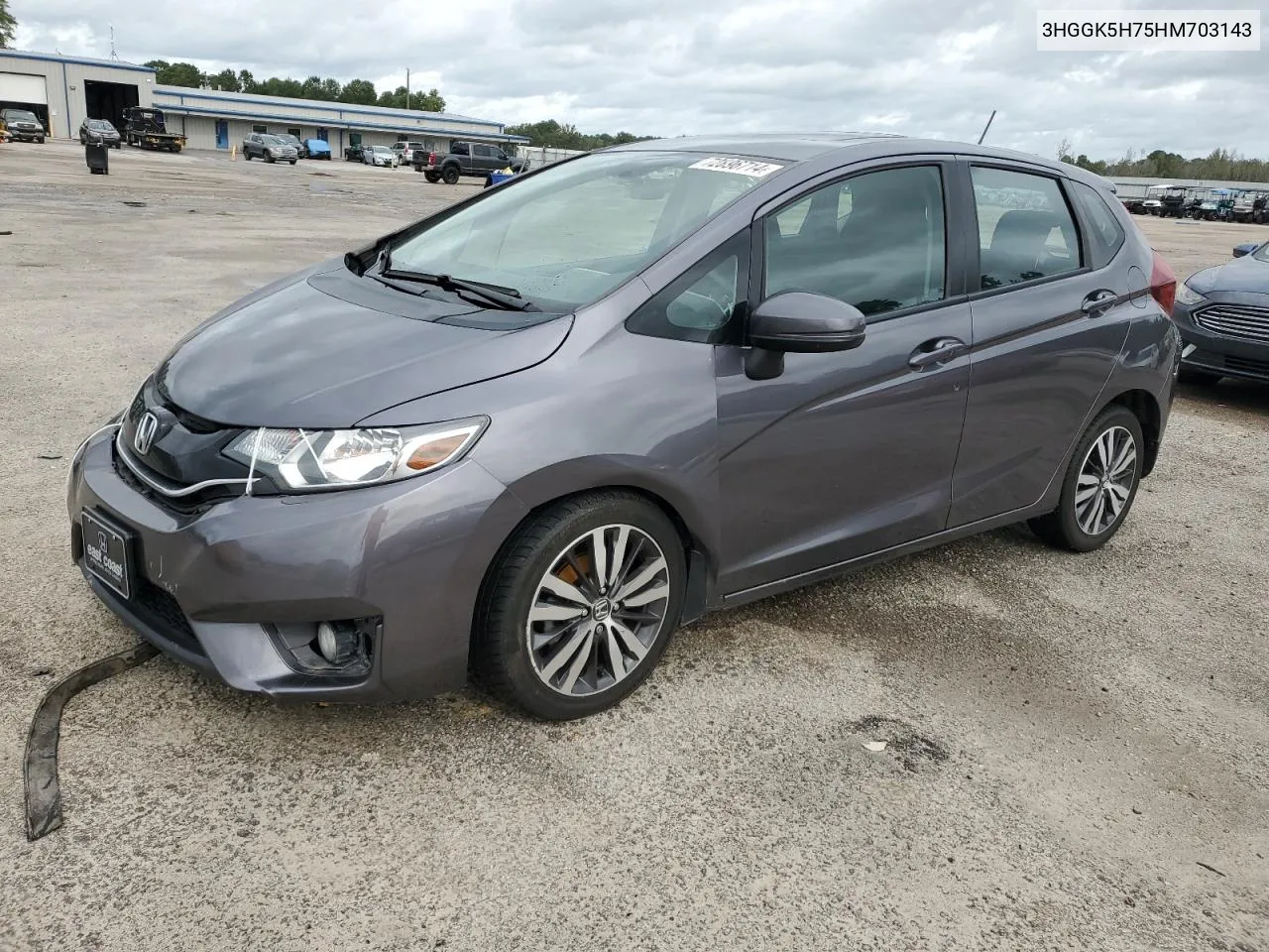 2017 Honda Fit Ex VIN: 3HGGK5H75HM703143 Lot: 72896714