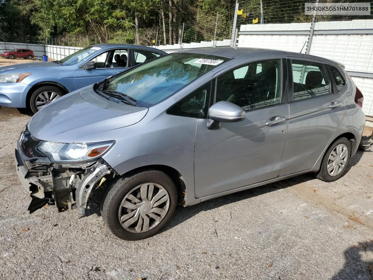 2017 Honda Fit Lx VIN: 3HGGK5G51HM701888 Lot: 72907804