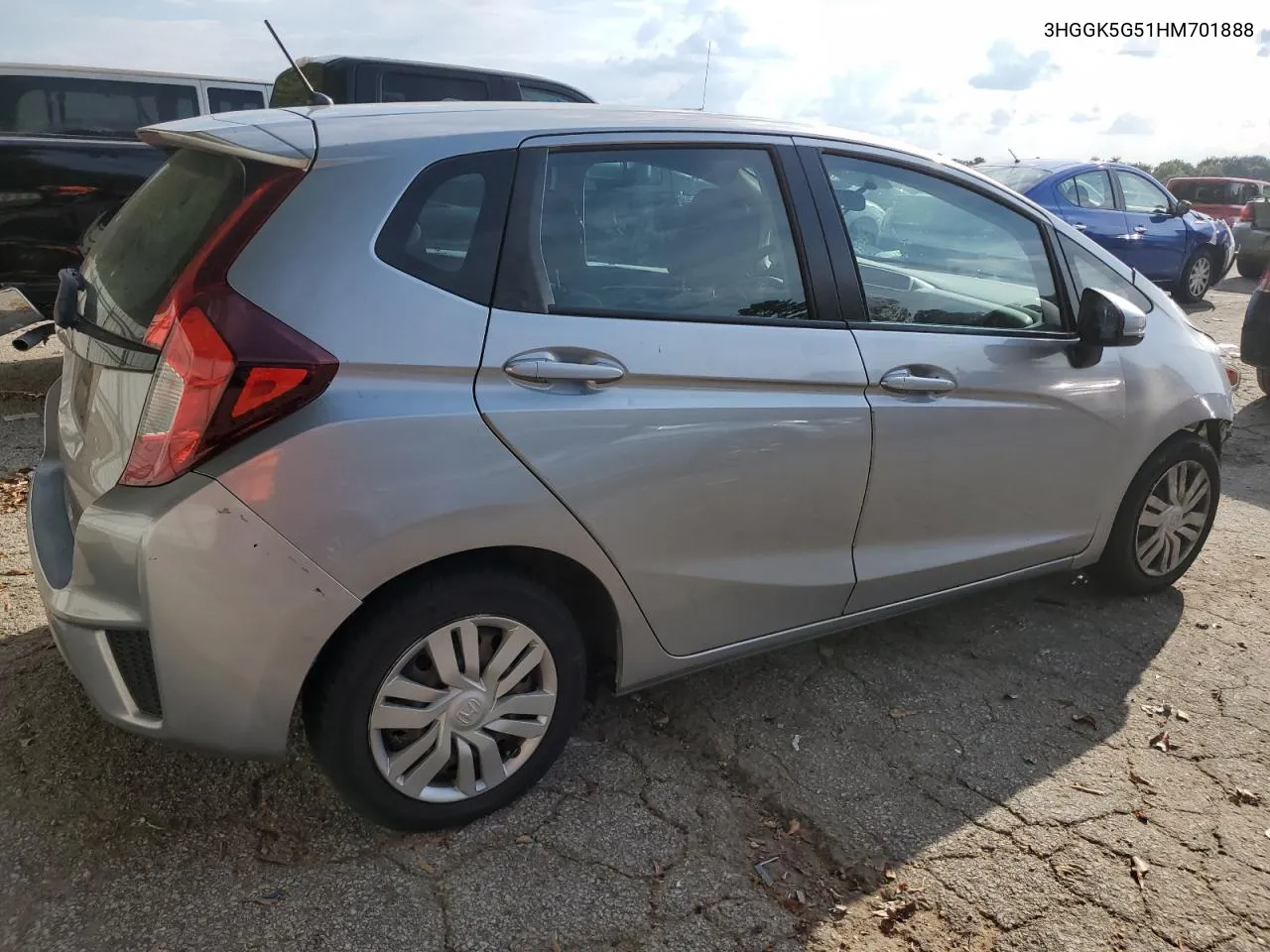 2017 Honda Fit Lx VIN: 3HGGK5G51HM701888 Lot: 72907804