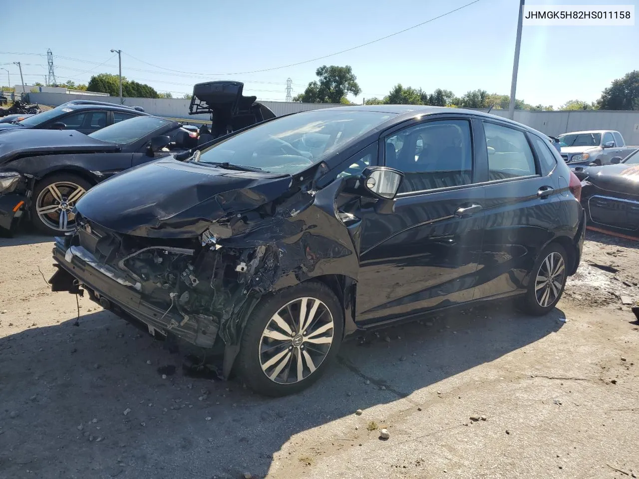 2017 Honda Fit Ex VIN: JHMGK5H82HS011158 Lot: 73028544