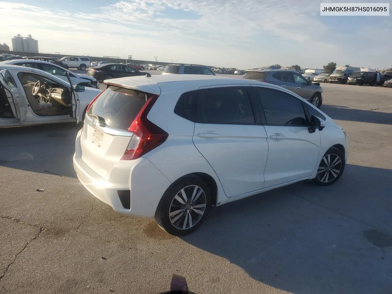 2017 Honda Fit Ex VIN: JHMGK5H87HS016095 Lot: 73171494