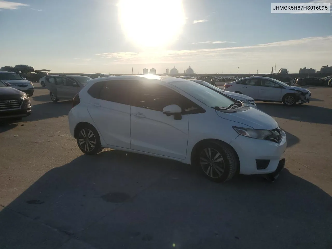 2017 Honda Fit Ex VIN: JHMGK5H87HS016095 Lot: 73171494