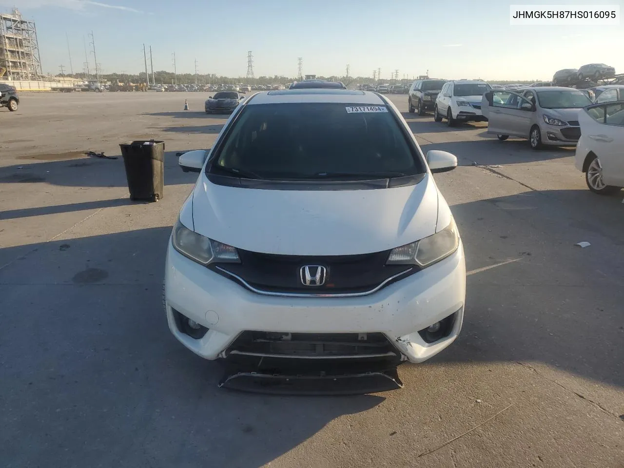 2017 Honda Fit Ex VIN: JHMGK5H87HS016095 Lot: 73171494