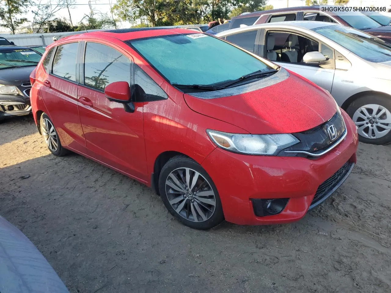 2017 Honda Fit Ex VIN: 3HGGK5G75HM700468 Lot: 74204414