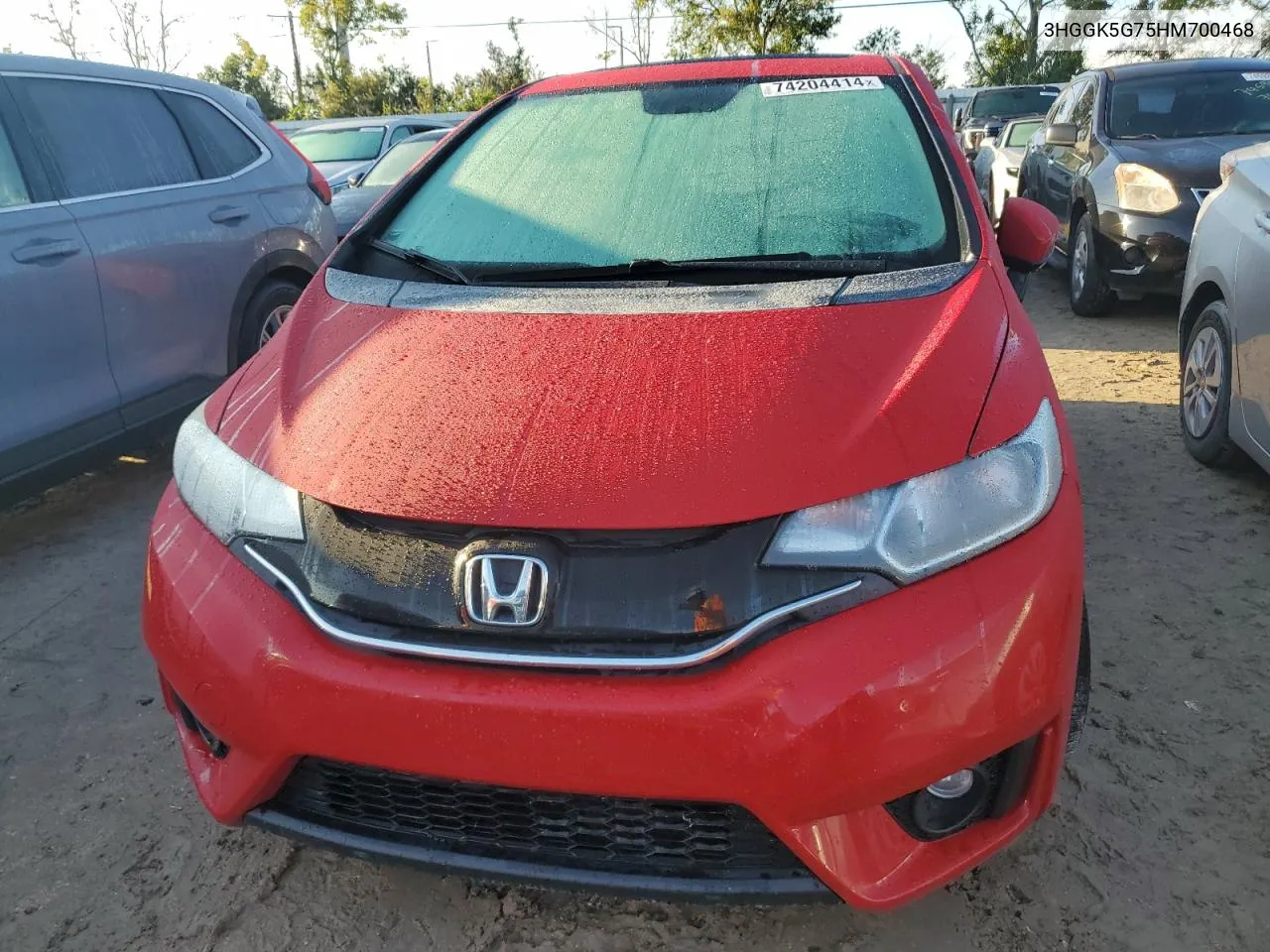 2017 Honda Fit Ex VIN: 3HGGK5G75HM700468 Lot: 74204414