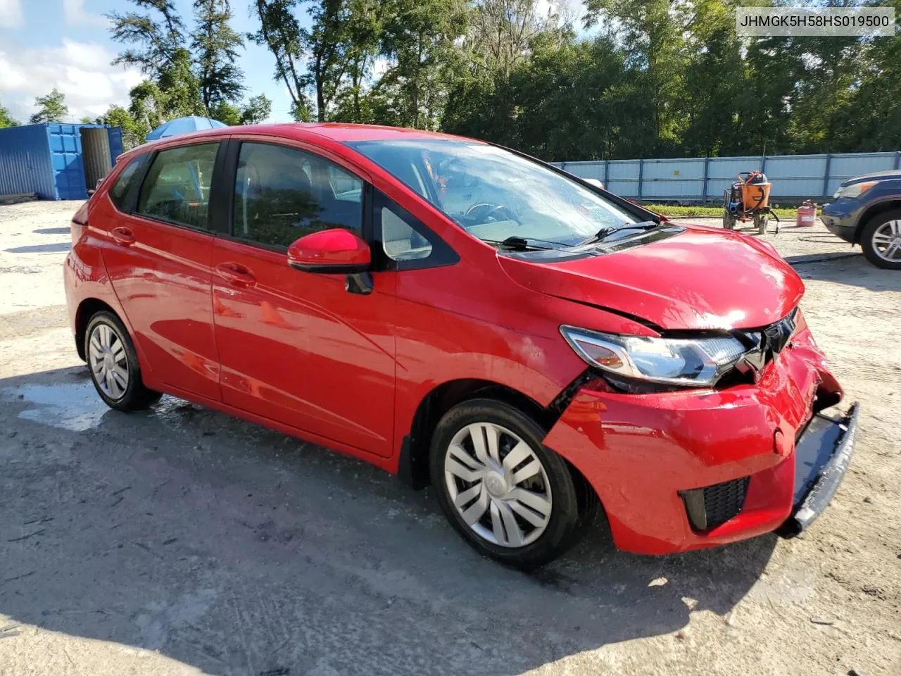 2017 Honda Fit Lx VIN: JHMGK5H58HS019500 Lot: 74632444