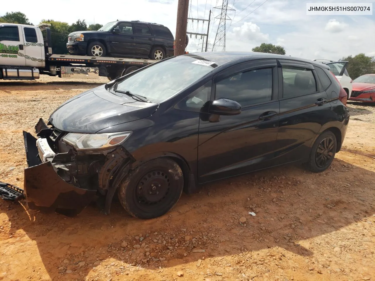 2017 Honda Fit Lx VIN: JHMGK5H51HS007074 Lot: 74886944