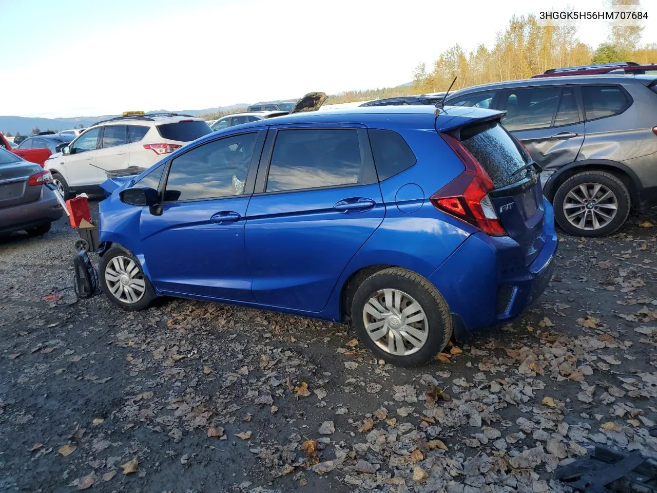 2017 Honda Fit Lx VIN: 3HGGK5H56HM707684 Lot: 75050334