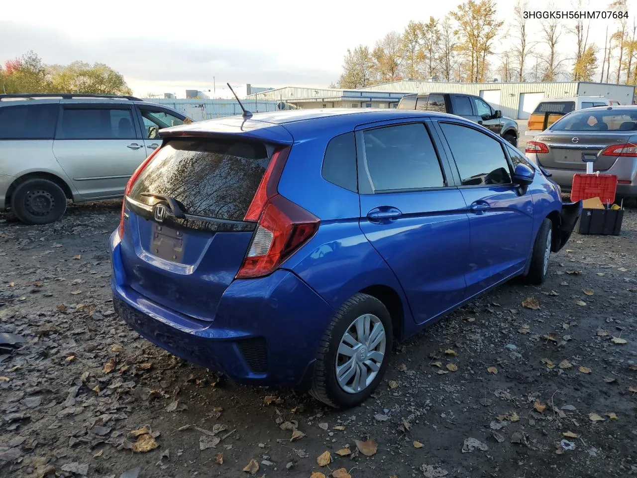 2017 Honda Fit Lx VIN: 3HGGK5H56HM707684 Lot: 75050334