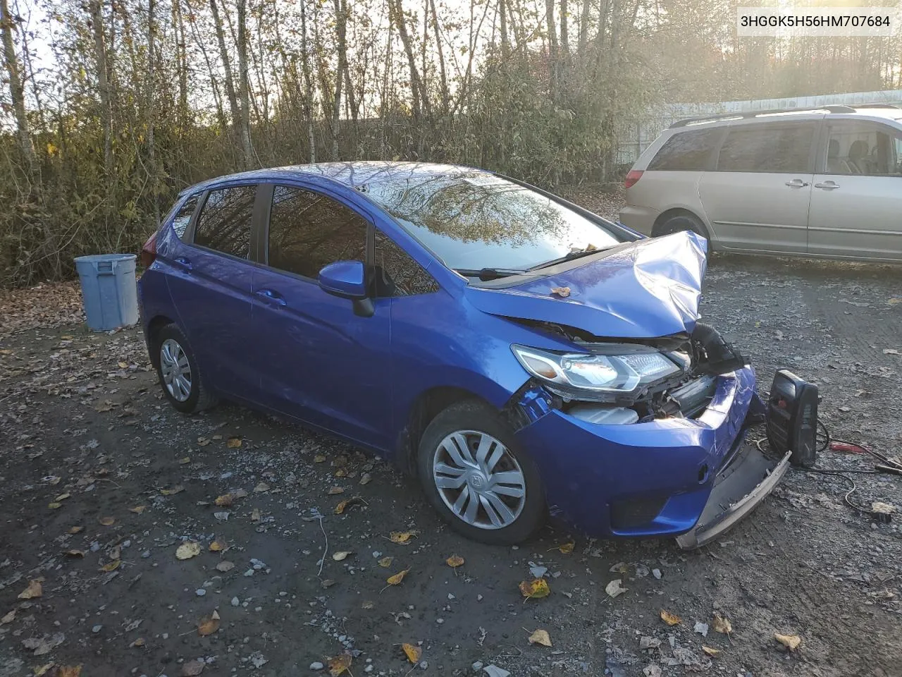 2017 Honda Fit Lx VIN: 3HGGK5H56HM707684 Lot: 75050334