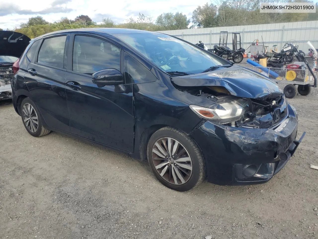 2017 Honda Fit Ex VIN: JHMGK5H72HS015900 Lot: 75165854