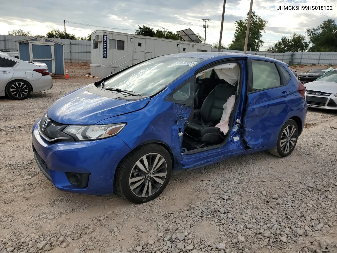 2017 Honda Fit Ex VIN: JHMGK5H99HS018102 Lot: 75699334