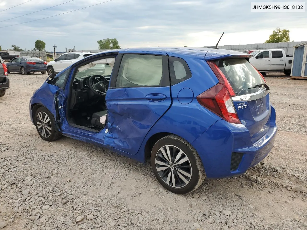 2017 Honda Fit Ex VIN: JHMGK5H99HS018102 Lot: 75699334