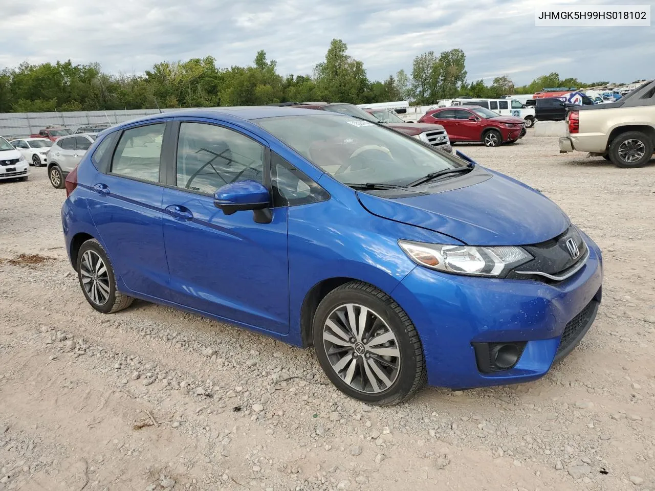 2017 Honda Fit Ex VIN: JHMGK5H99HS018102 Lot: 75699334