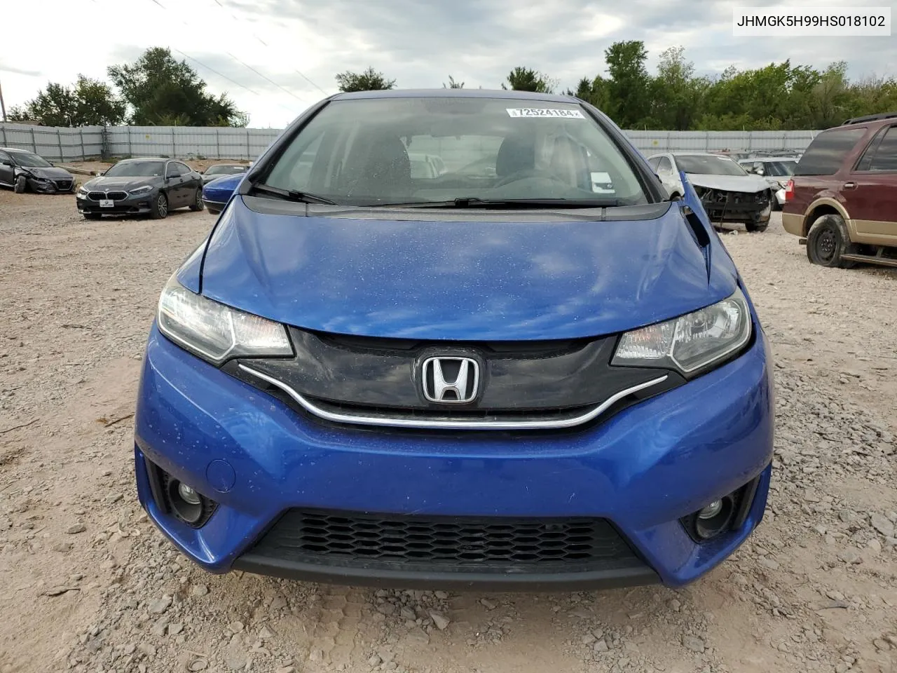 2017 Honda Fit Ex VIN: JHMGK5H99HS018102 Lot: 75699334