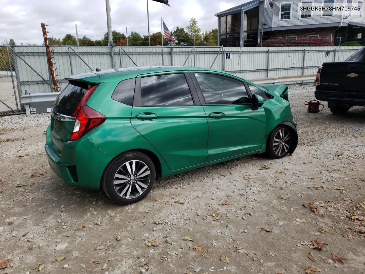 2017 Honda Fit Ex VIN: 3HGGK5H78HM709745 Lot: 75725354