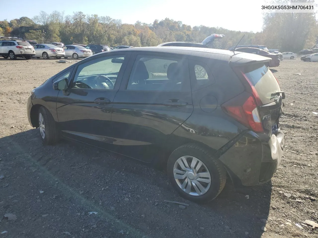 2017 Honda Fit Lx VIN: 3HGGK5G53HM706431 Lot: 76378164