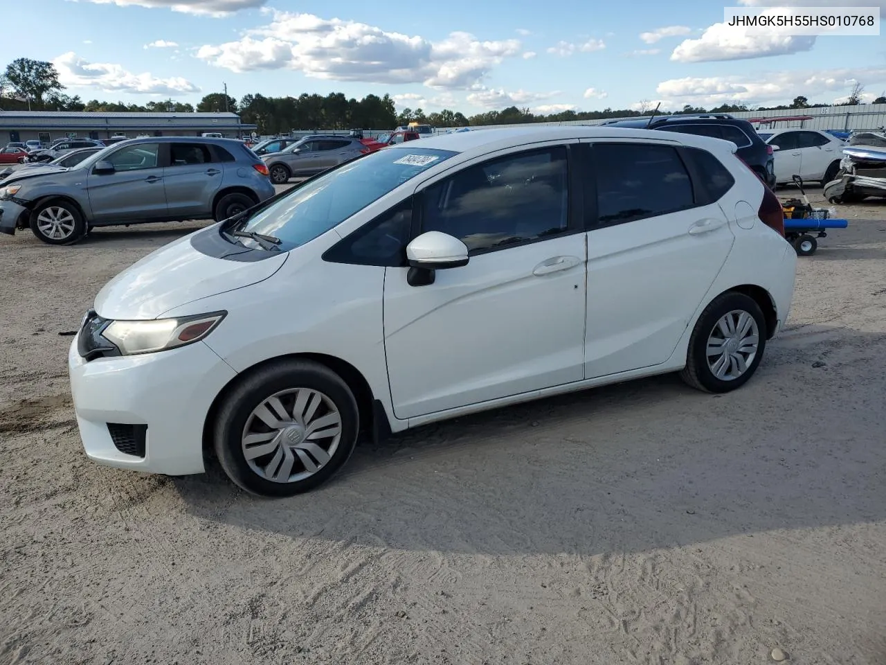 JHMGK5H55HS010768 2017 Honda Fit Lx