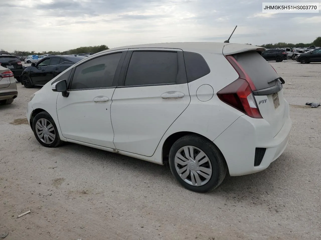 2017 Honda Fit Lx VIN: JHMGK5H51HS003770 Lot: 76511744