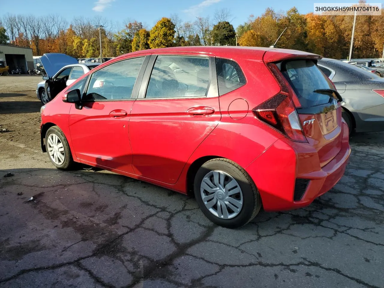 2017 Honda Fit Lx VIN: 3HGGK5H59HM704116 Lot: 76758274