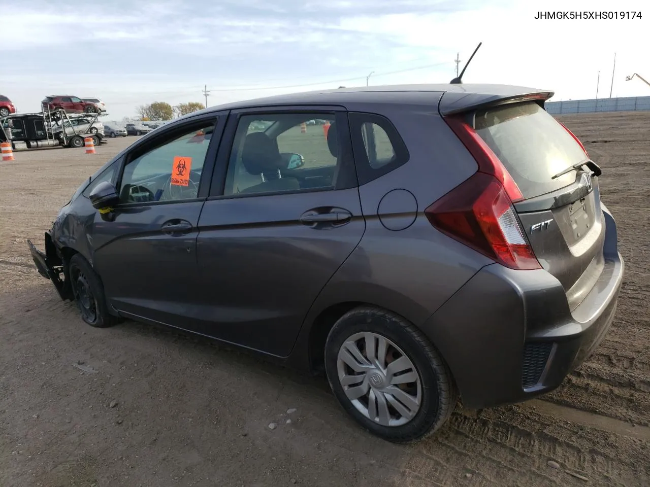 2017 Honda Fit Lx VIN: JHMGK5H5XHS019174 Lot: 76966794