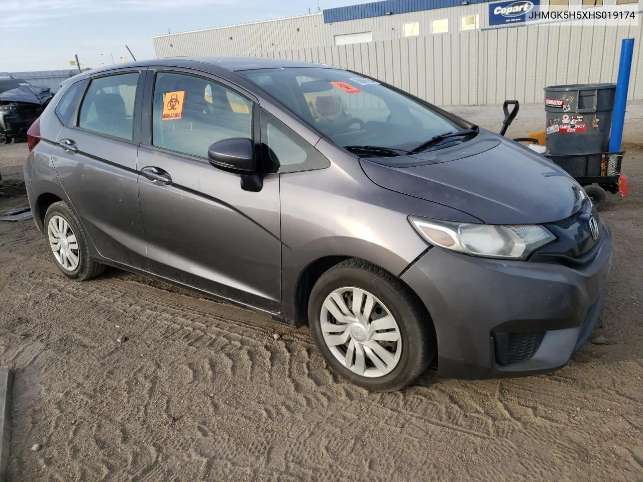 2017 Honda Fit Lx VIN: JHMGK5H5XHS019174 Lot: 76966794