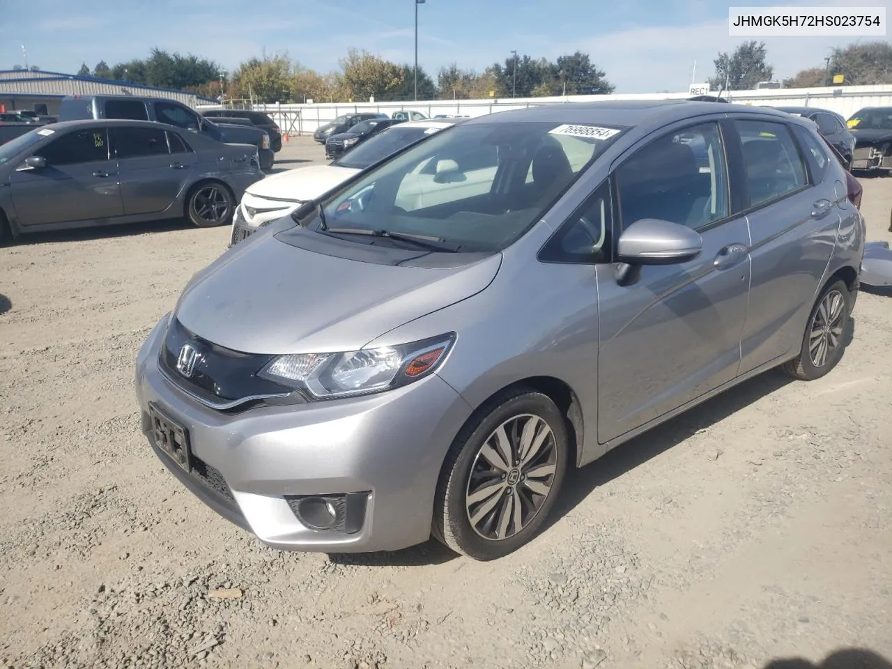 JHMGK5H72HS023754 2017 Honda Fit Ex