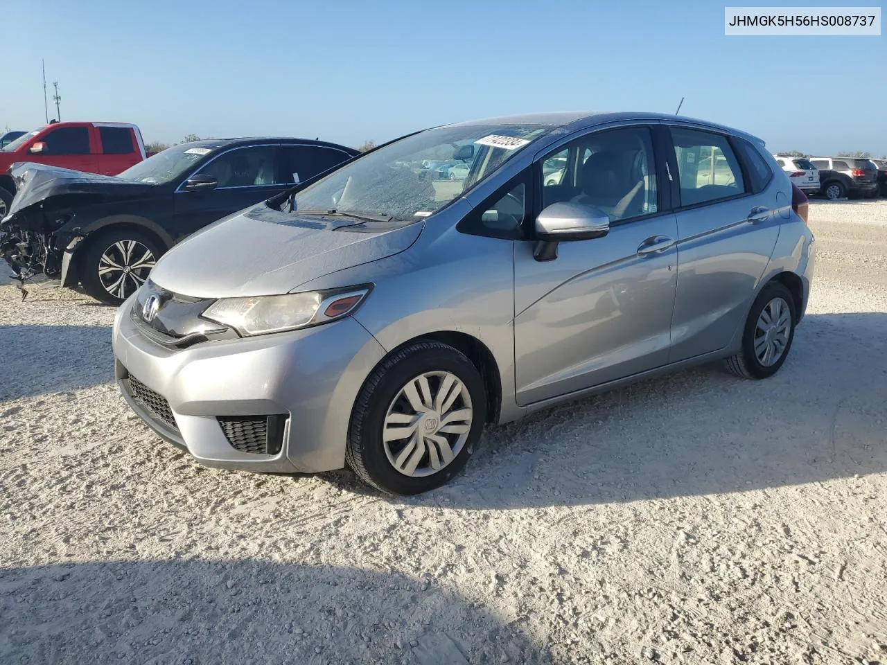 2017 Honda Fit Lx VIN: JHMGK5H56HS008737 Lot: 77422334