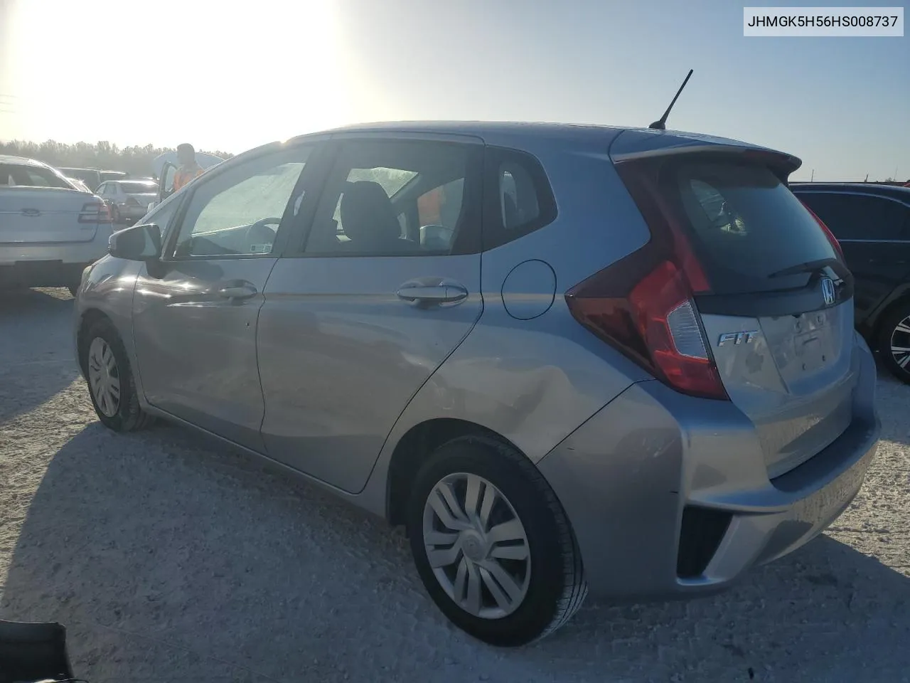 2017 Honda Fit Lx VIN: JHMGK5H56HS008737 Lot: 77422334