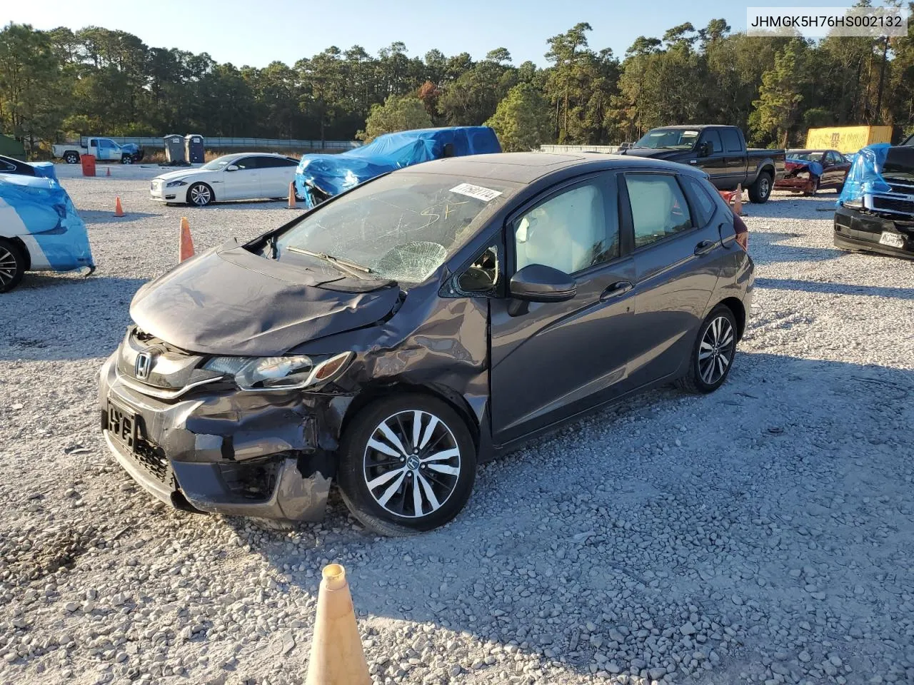 2017 Honda Fit Ex VIN: JHMGK5H76HS002132 Lot: 77502774