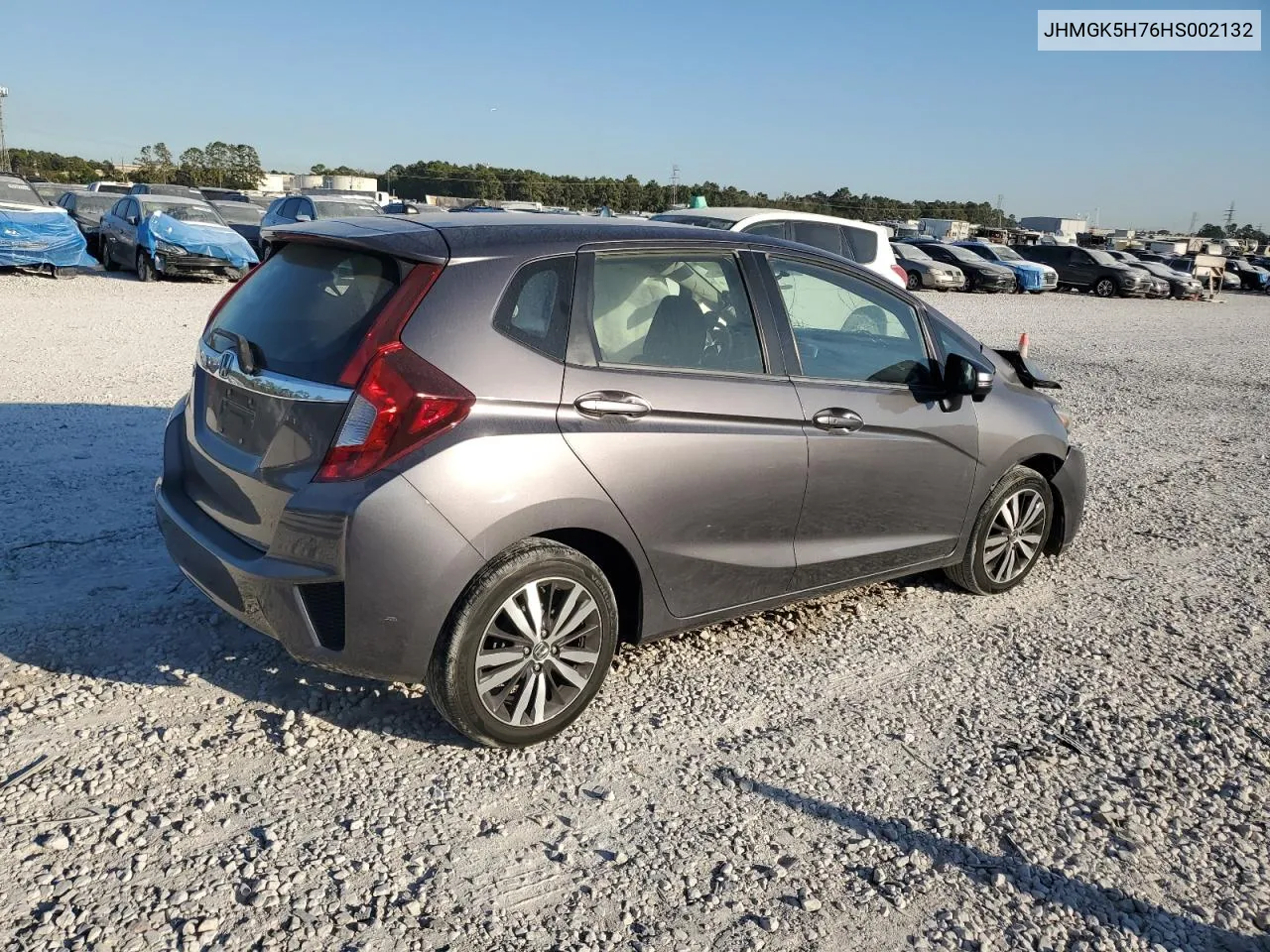 2017 Honda Fit Ex VIN: JHMGK5H76HS002132 Lot: 77502774