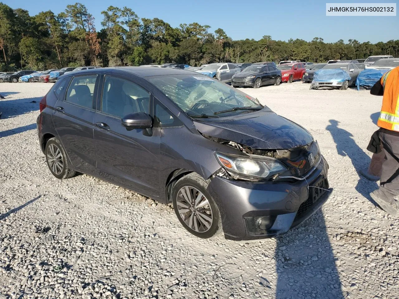 2017 Honda Fit Ex VIN: JHMGK5H76HS002132 Lot: 77502774