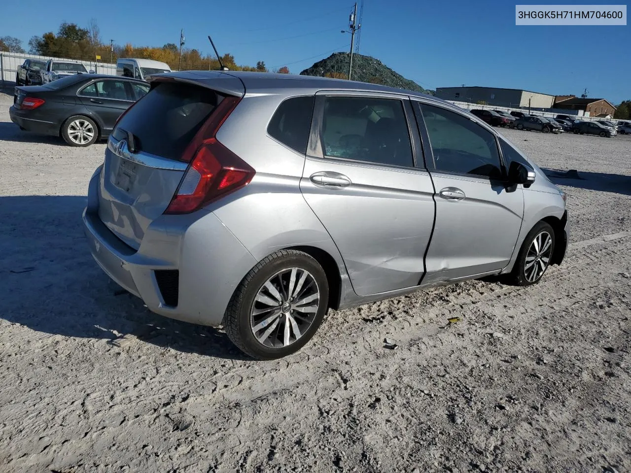 2017 Honda Fit Ex VIN: 3HGGK5H71HM704600 Lot: 77540344