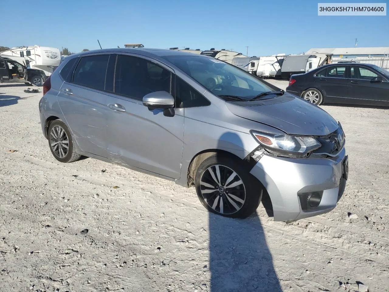 2017 Honda Fit Ex VIN: 3HGGK5H71HM704600 Lot: 77540344