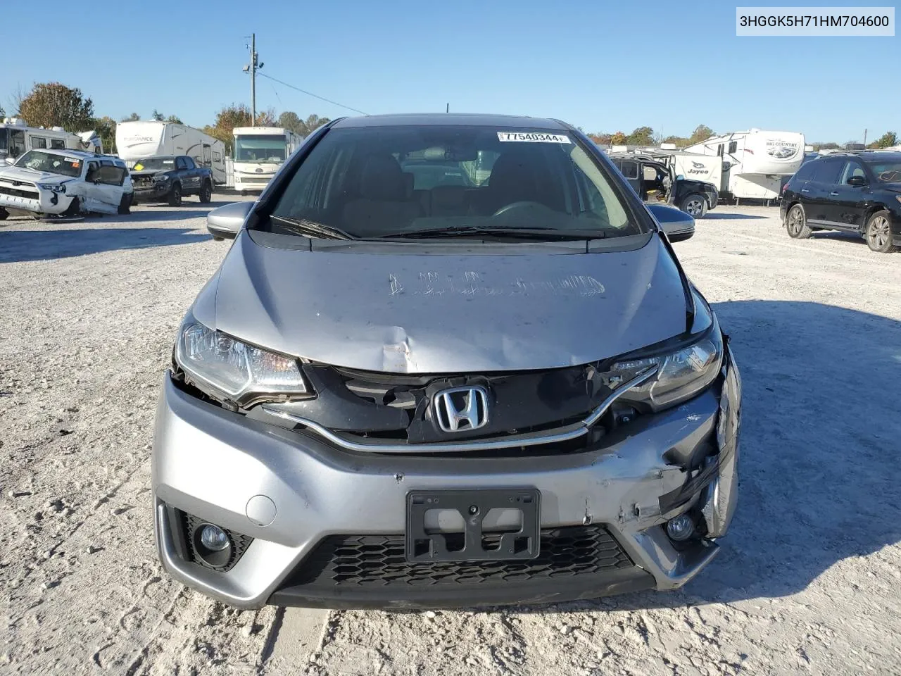 2017 Honda Fit Ex VIN: 3HGGK5H71HM704600 Lot: 77540344