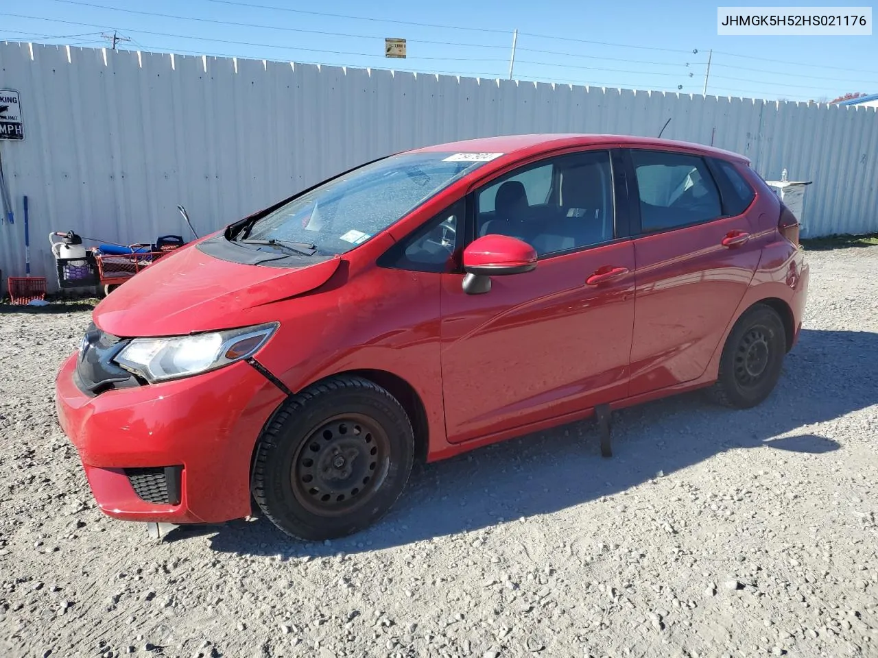 2017 Honda Fit Lx VIN: JHMGK5H52HS021176 Lot: 77847904