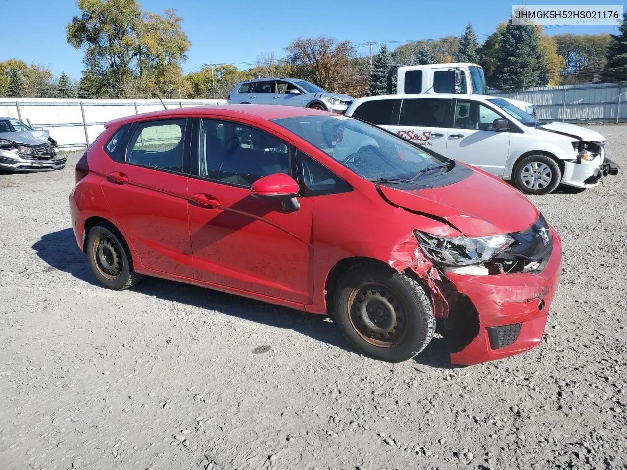 2017 Honda Fit Lx VIN: JHMGK5H52HS021176 Lot: 77847904