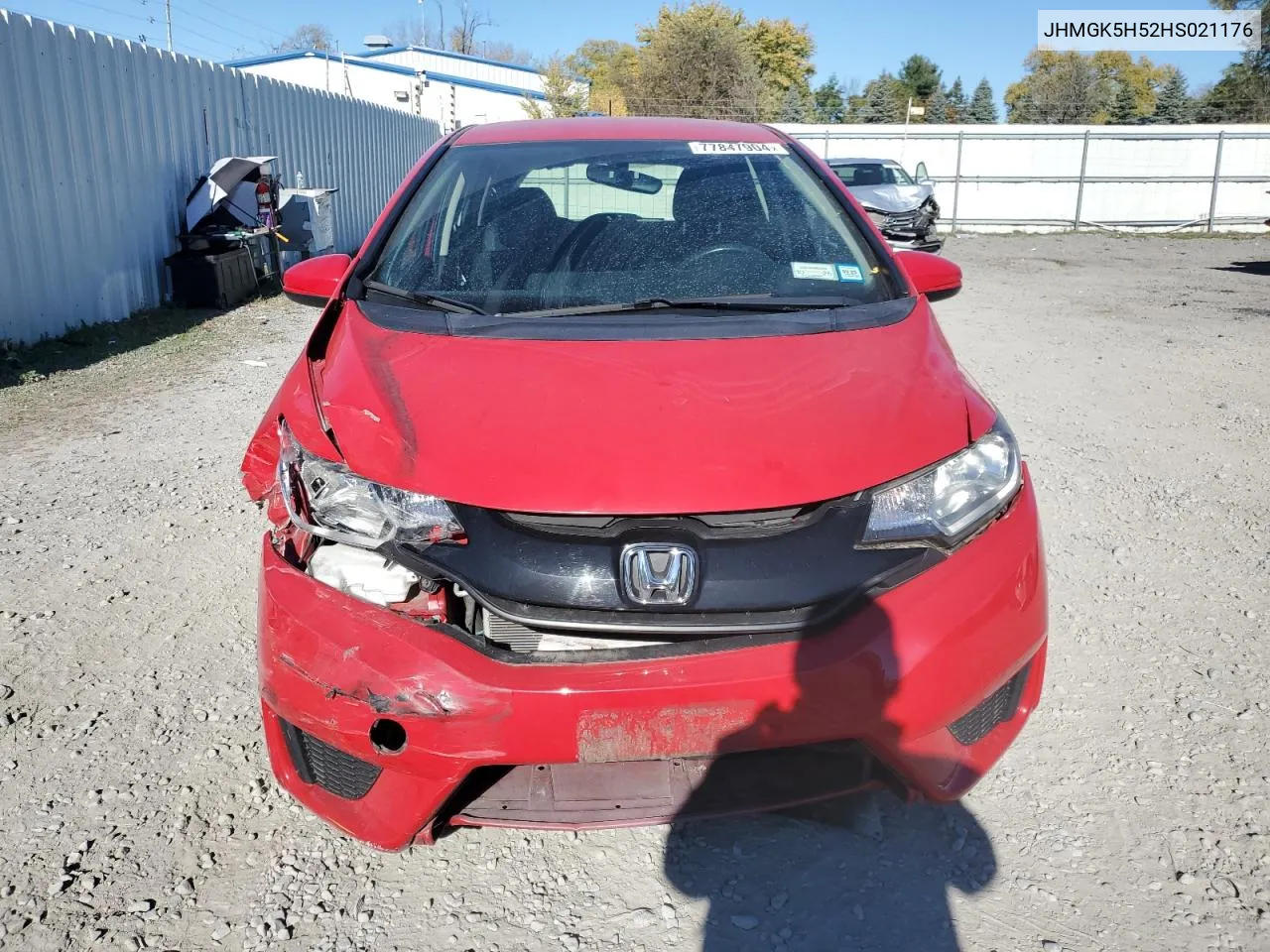 2017 Honda Fit Lx VIN: JHMGK5H52HS021176 Lot: 77847904