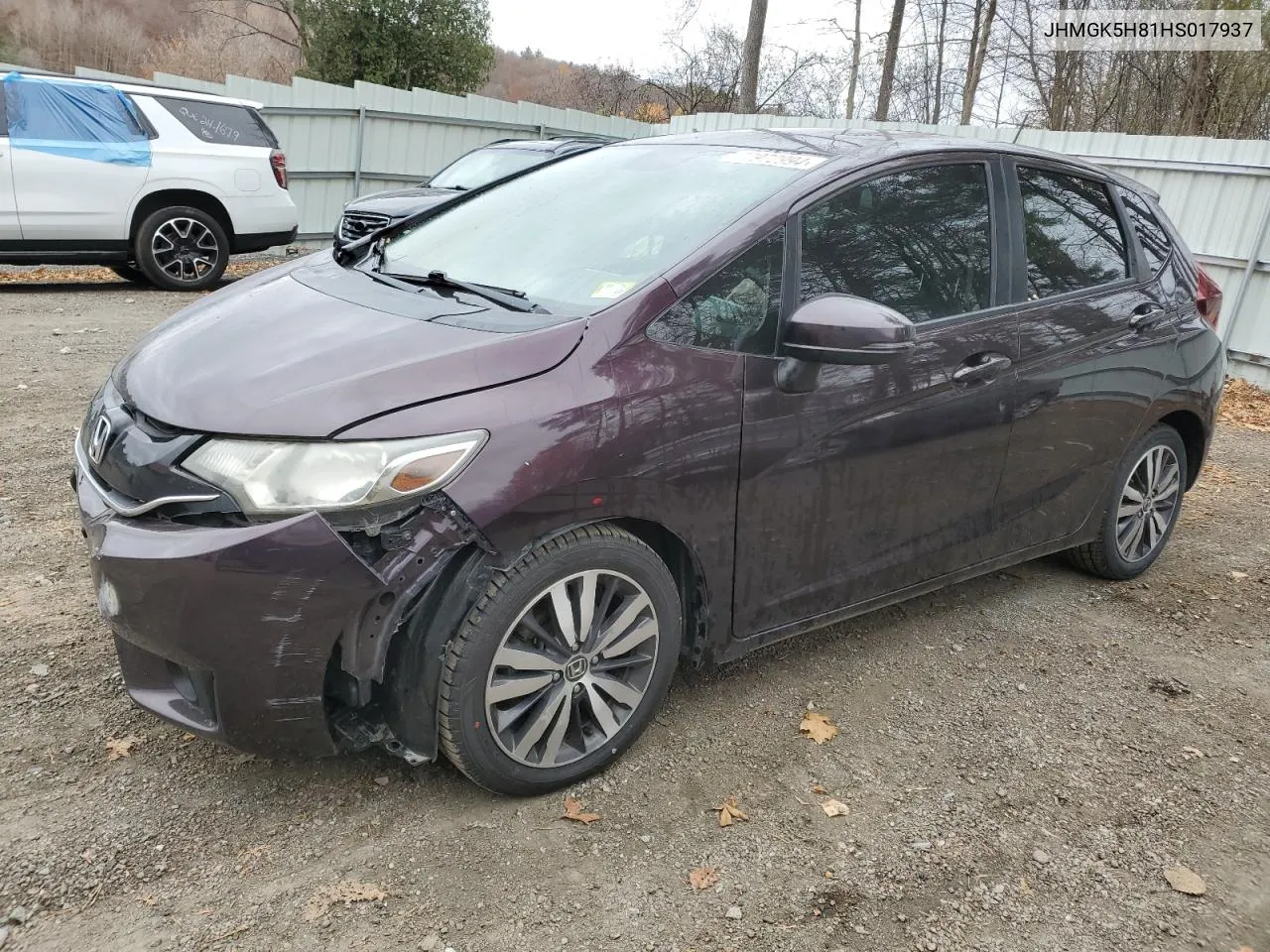 2017 Honda Fit Ex VIN: JHMGK5H81HS017937 Lot: 77972994