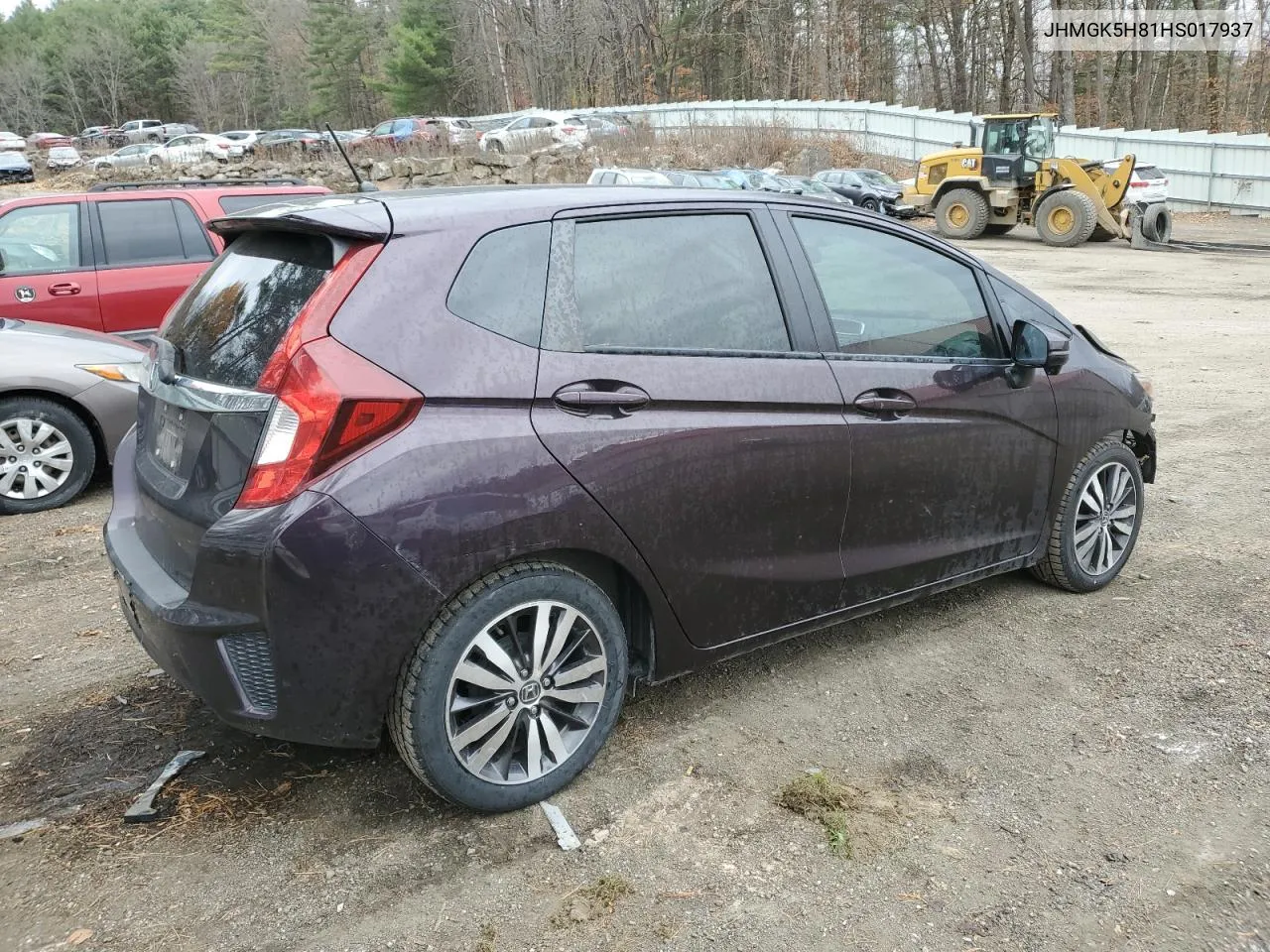 2017 Honda Fit Ex VIN: JHMGK5H81HS017937 Lot: 77972994