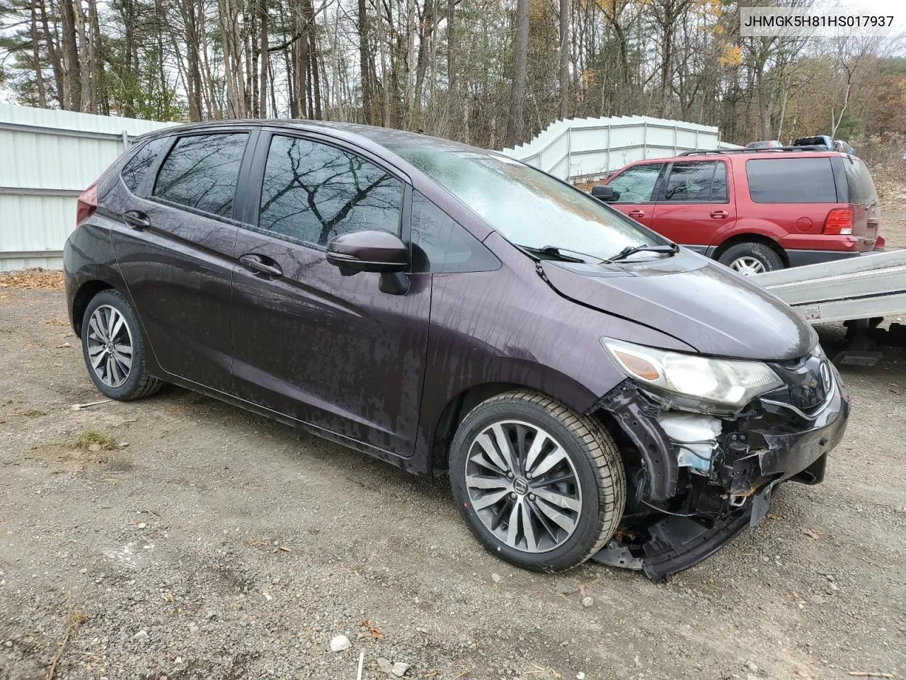 2017 Honda Fit Ex VIN: JHMGK5H81HS017937 Lot: 77972994